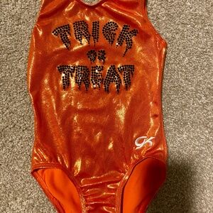 GK Halloween Gymnastics Leotard Size Child Medium
